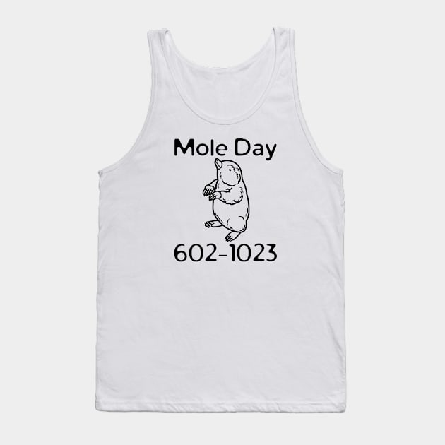 National Mole Day Tank Top by HobbyAndArt